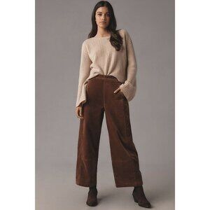 The Izzie Relaxed Pull-On Barrel Pants by Pilcro: Corduroy Edition BROWN XL